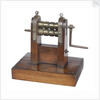 Metal bar rolling and branding machine by unknown