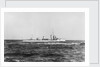 An unidentified Greek destroyer under way by unknown