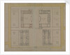 Thomas Ripley's plan of Queen Mary Block, Greenwich Hospital by Thomas Ripley