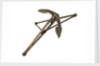 Frame stock anchor - shank hollowed out 1829 by unknown