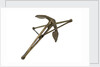Frame stock anchor - shank hollowed out 1829 by unknown