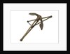 Frame stock anchor - shank hollowed out 1829 by unknown