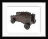 Ordnance model; Gun carriage model by unknown