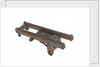 Ordnance model; Gun carriage model by unknown
