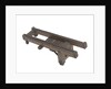 Ordnance model; Gun carriage model by unknown