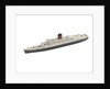 Waterline model; Miniature model by Tri-ang