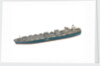 Waterline model; Miniature model by Reginald Carpenter