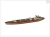 Waterline model; Miniature model by Reginald Carpenter