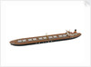Waterline model; Miniature model by Reginald Carpenter