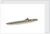 Waterline model; Miniature model by Reginald Carpenter