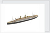 Waterline model; Miniature model by Reginald Carpenter