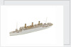 Waterline model; Miniature model by Reginald Carpenter