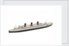 Waterline model; Miniature model by Reginald Carpenter