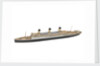 Waterline model; Miniature model by Reginald Carpenter