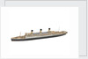 Waterline model; Miniature model by Reginald Carpenter