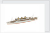 Waterline model; Miniature model by Reginald Carpenter