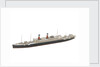 Waterline model; Miniature model by Reginald Carpenter