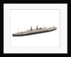 Waterline model; Miniature model by Reginald Carpenter