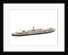 Waterline model; Miniature model by Reginald Carpenter