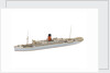 Waterline model; Miniature model by Reginald Carpenter