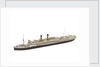 Waterline model; Miniature model by Reginald Carpenter