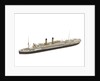 Waterline model; Miniature model by Reginald Carpenter