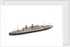 Waterline model; Miniature model by Reginald Carpenter