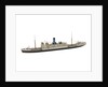 Waterline model; Miniature model by Reginald Carpenter