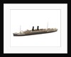 Waterline model; Miniature model by Reginald Carpenter
