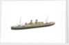 Waterline model; Miniature model by Reginald Carpenter