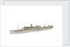 Waterline model; Miniature model by Reginald Carpenter