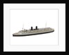 Waterline model; Miniature model by Reginald Carpenter