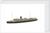 Waterline model; Miniature model by Reginald Carpenter