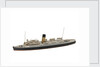 Waterline model; Miniature model by Reginald Carpenter