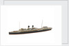 Waterline model; Miniature model by Reginald Carpenter
