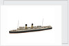 Waterline model; Miniature model by Reginald Carpenter