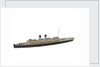 Waterline model; Miniature model by Reginald Carpenter