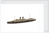 Waterline model; Miniature model by Reginald Carpenter