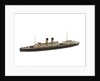 Waterline model; Miniature model by Reginald Carpenter