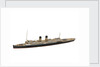 Waterline model; Miniature model by Reginald Carpenter