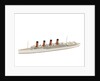 Waterline model; Miniature model by Reginald Carpenter