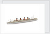 Waterline model; Miniature model by Reginald Carpenter