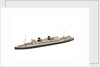 Waterline model; Miniature model by Reginald Carpenter