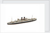 Waterline model; Miniature model by Reginald Carpenter