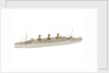 A waterline model of a passenger vessel by Reginald Carpenter