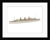 A waterline model of a passenger vessel by Reginald Carpenter