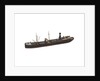 Waterline model; Miniature model by Reginald Carpenter