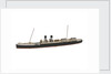 Waterline model; Miniature model by Reginald Carpenter