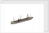 Waterline model; Miniature model by Reginald Carpenter