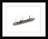 Waterline model; Miniature model by Reginald Carpenter
